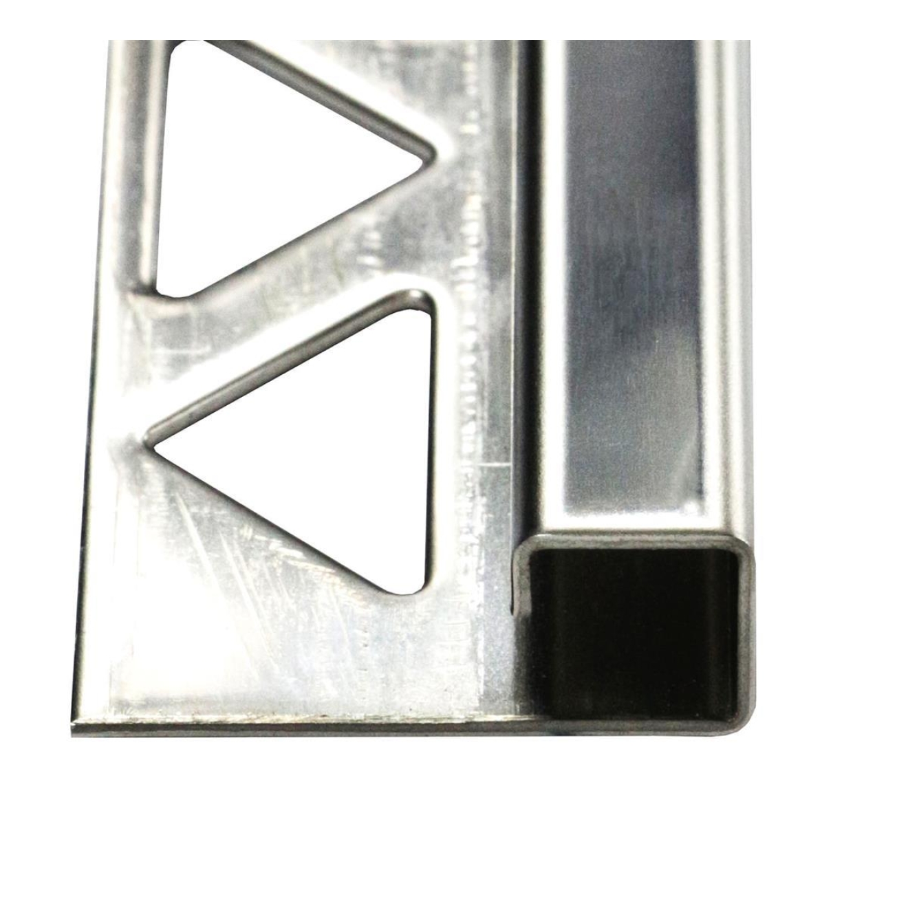 PrimeCollection, Fliesenschiene Quadrat 2,5m/10mm Edelstahl FEQS100