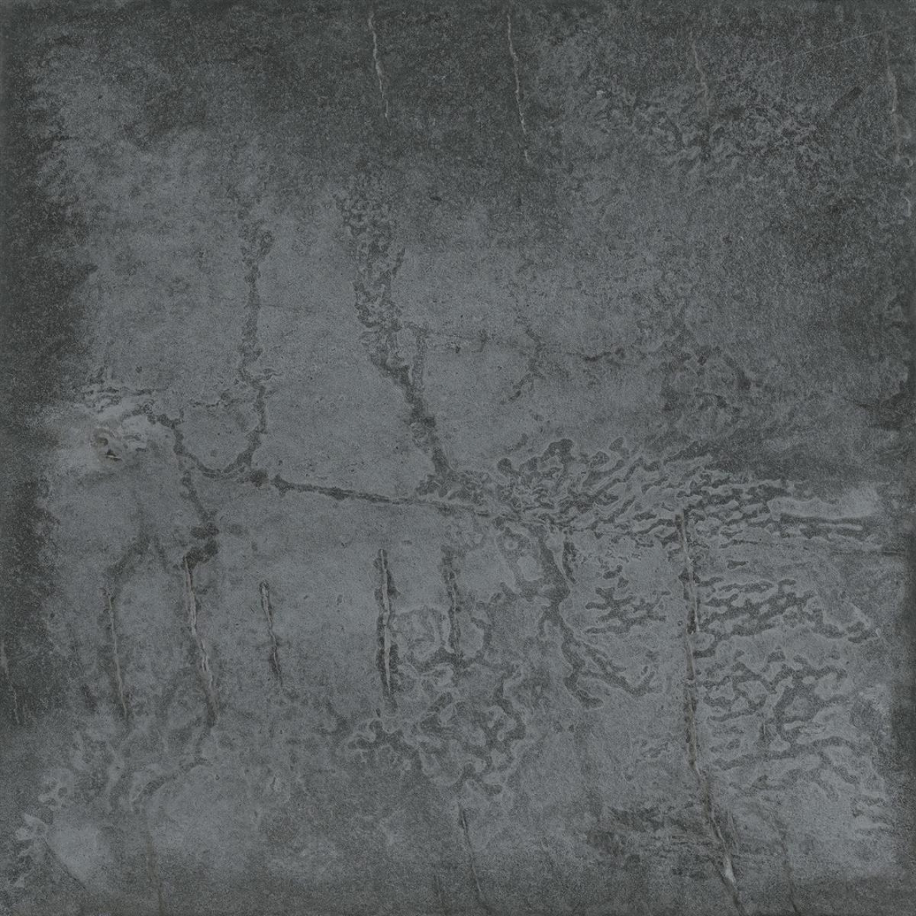 PrimeCollection Cima di Castello Bodenfliese Nero 80x80 cm