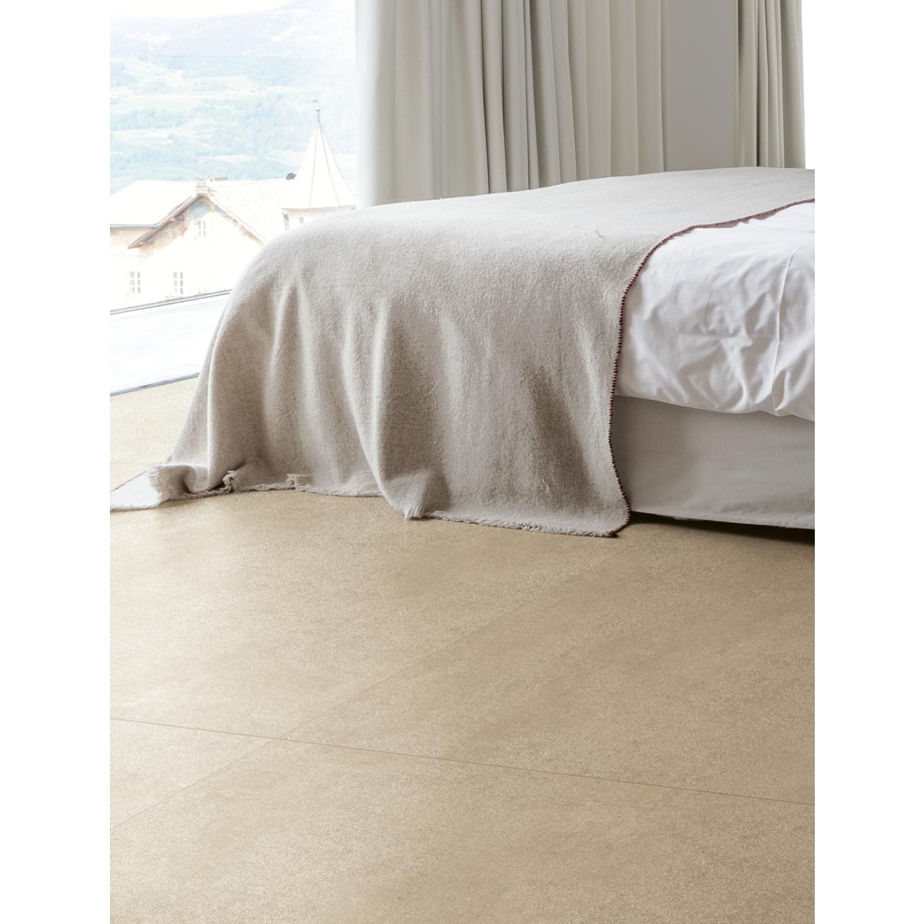 Florim Creative Design Sensi Taupe Sand R+PTV Boden- und Wandfliese 120x120 cm 6mm