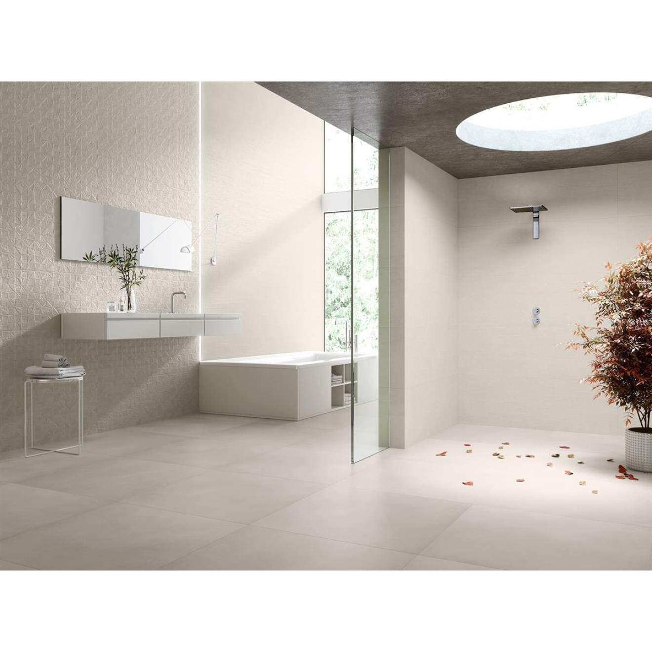 Keraben Groove Wandfliese Snow 40x120 cm