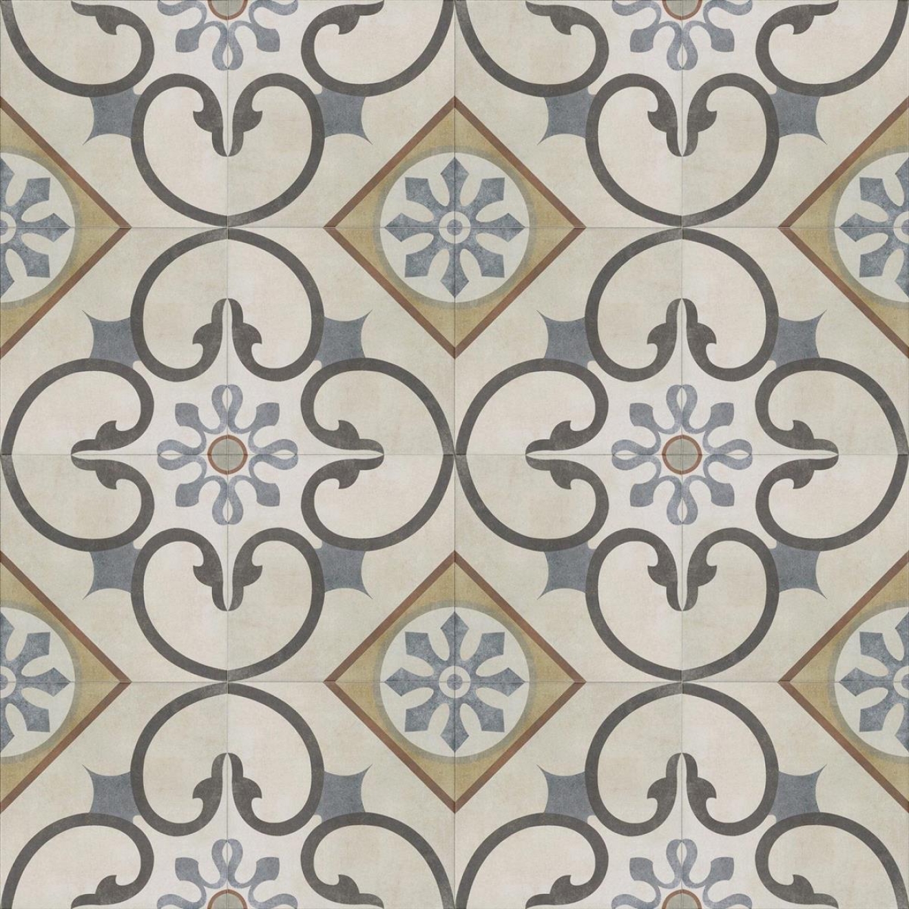 PrimeCollection London Bodenfliese und Wandfliese Dekor Soho 20x20 cm