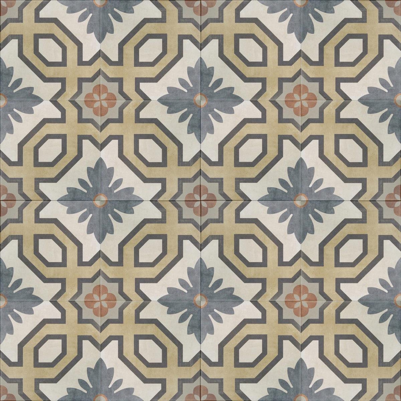 PrimeCollection London Bodenfliese und Wandfliese Dekor Notting Hill 20x20 cm