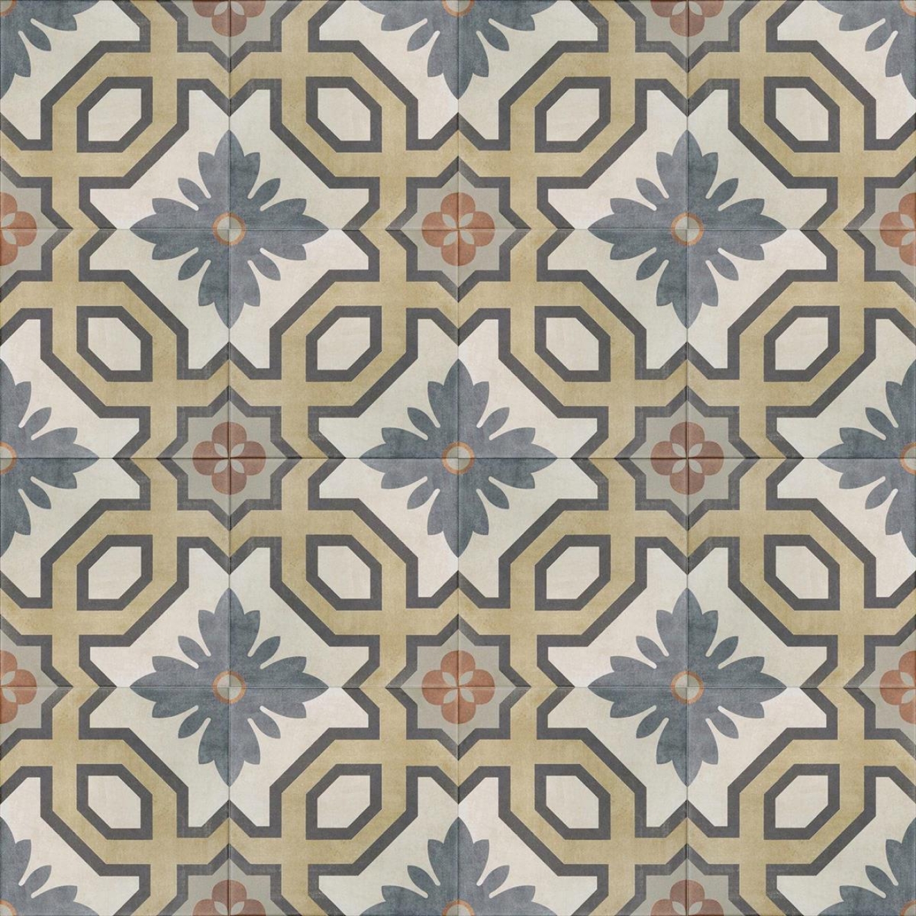 PrimeCollection London Bodenfliese und Wandfliese Dekor Notting Hill 20x20 cm