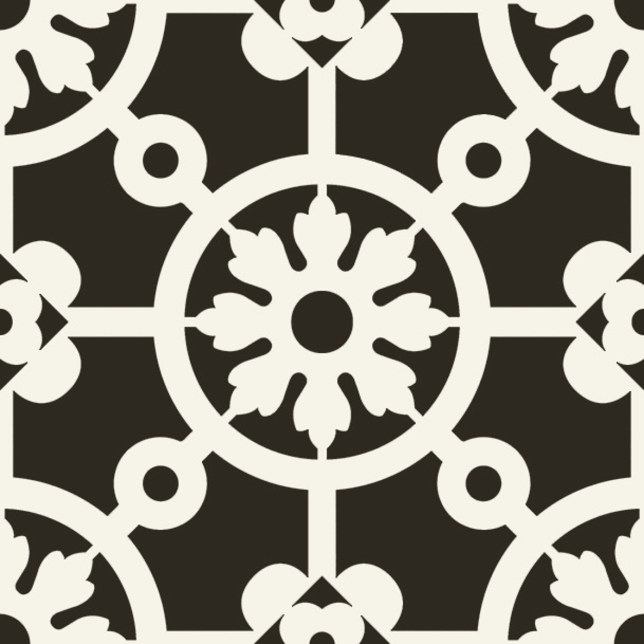 PrimeCollection Paris Bodenfliese und Wandfliese Bercy Nero 20x20 cm