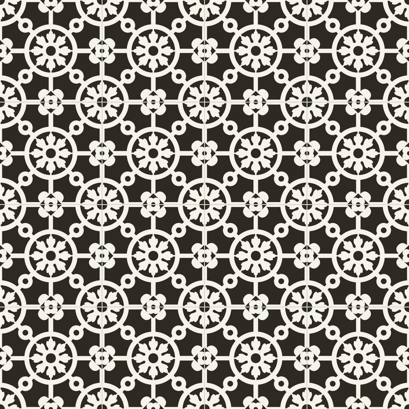 PrimeCollection Paris Bodenfliese und Wandfliese Bercy Nero 20x20 cm