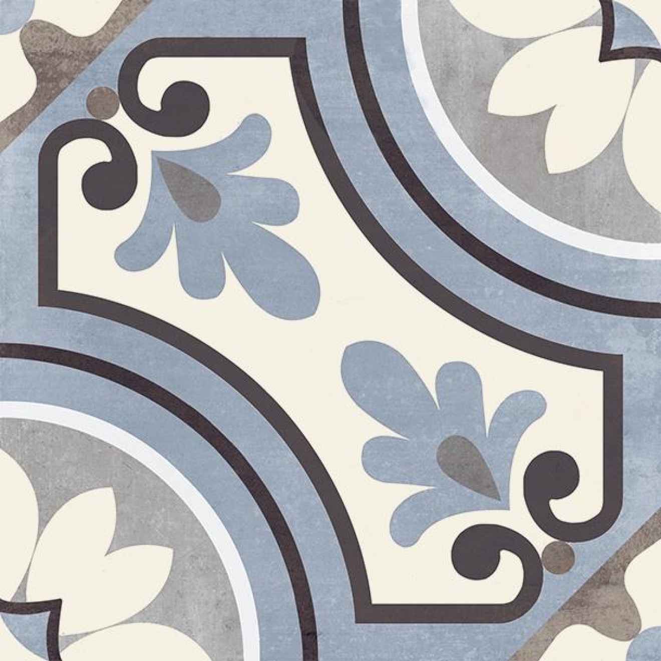 PrimeCollection Paris Bodenfliese und Wandfliese Saint Germain Blu 20x20 cm