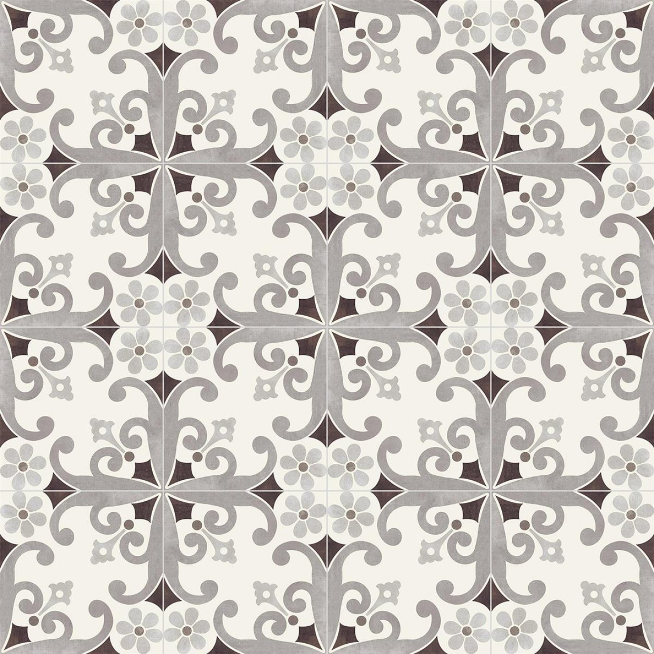 PrimeCollection Paris Bodenfliese und Wandfliese Montmartre Marrone 20x20 cm