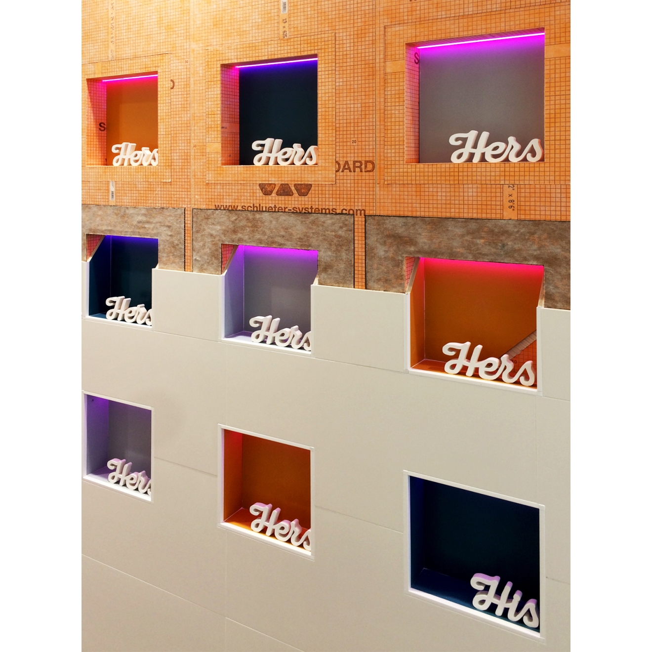 Schlüter LIPROTEC EASY Nischen-Set 305x508mm Neutralweiß