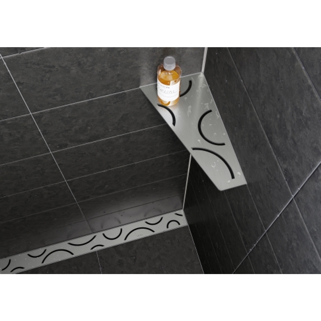 Schlüter Wandablage SHELF-E Edelstahl gebürstet 154x295 mm