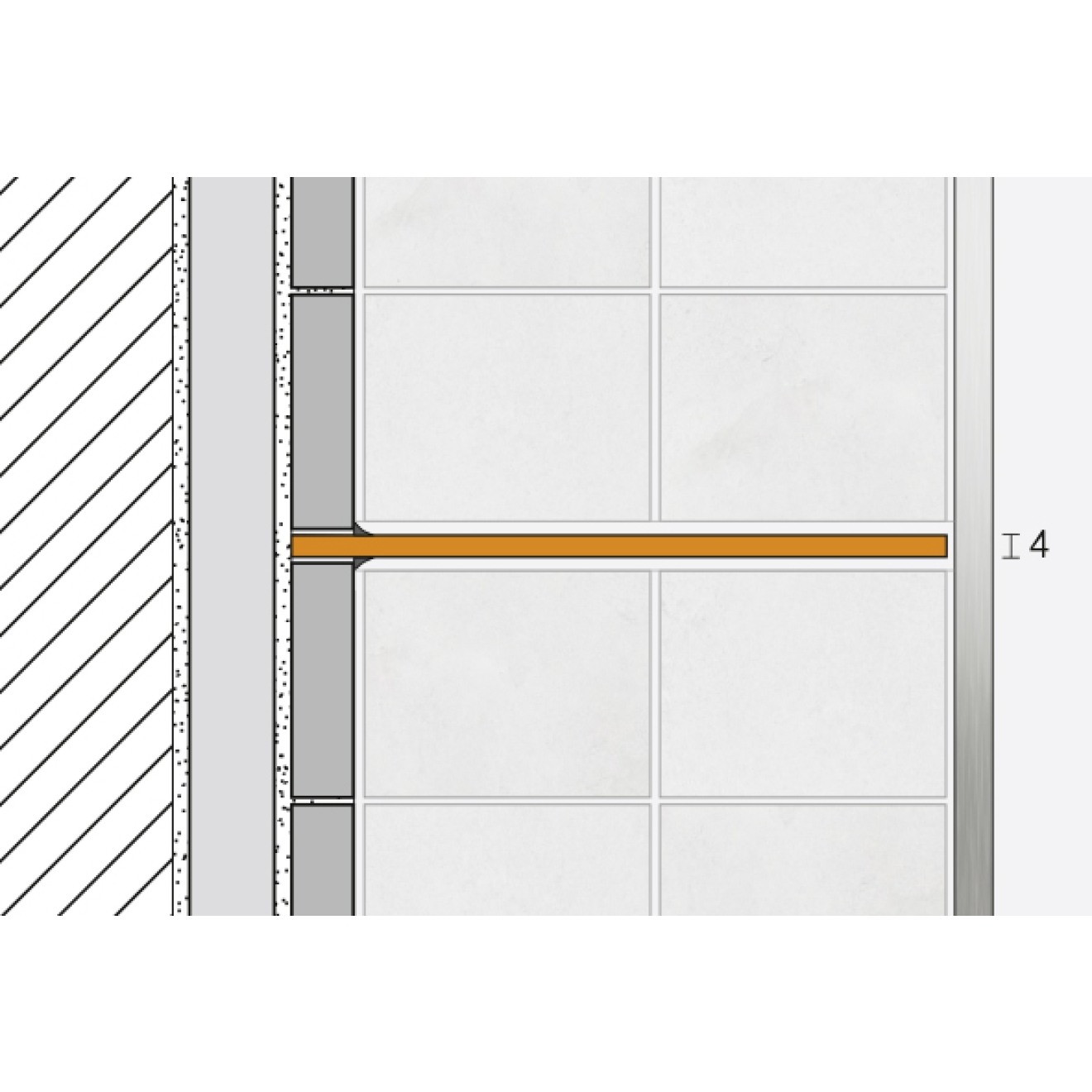 Schlüter Wandablage SHELF-N Dunkelanthrazit 300x87 mm