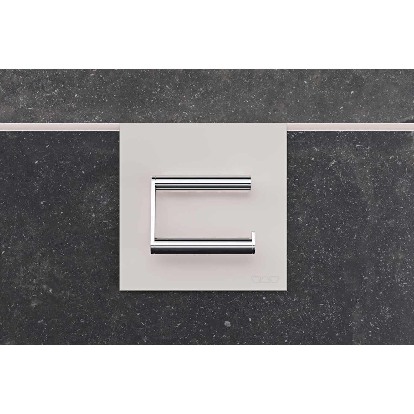 Schlüter Rollenhalter Serie PLAN Creme