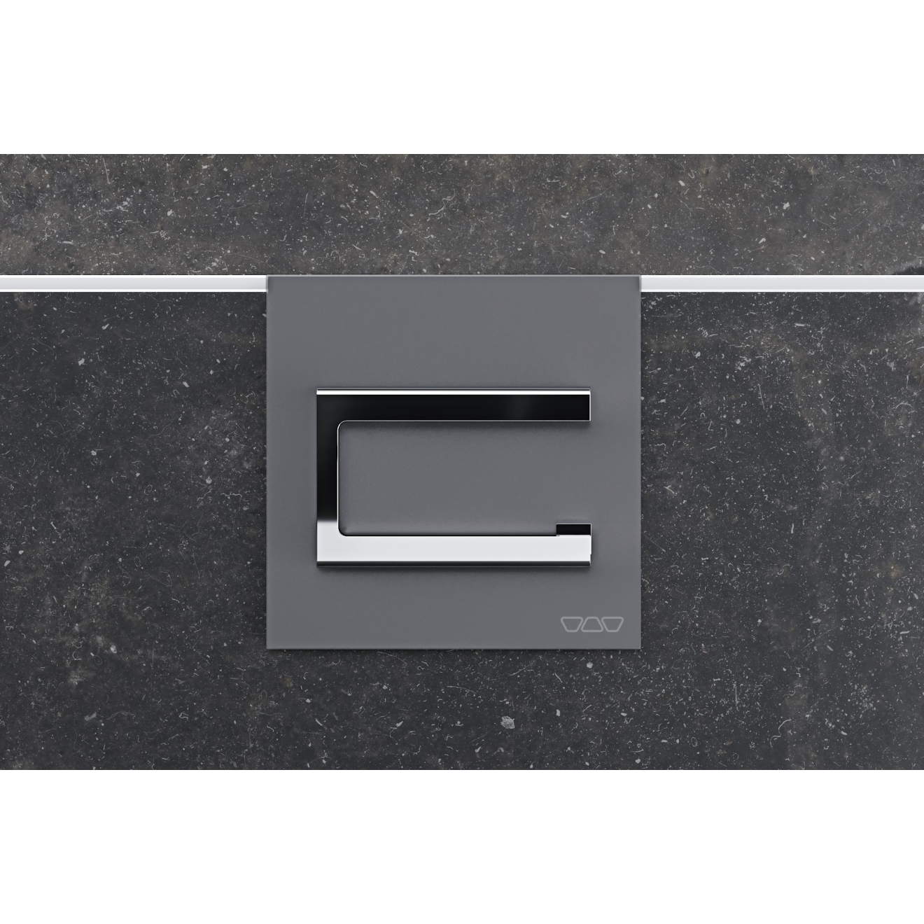 Schlüter Rollenhalter Serie EDITION 400 Dunkelanthrazit