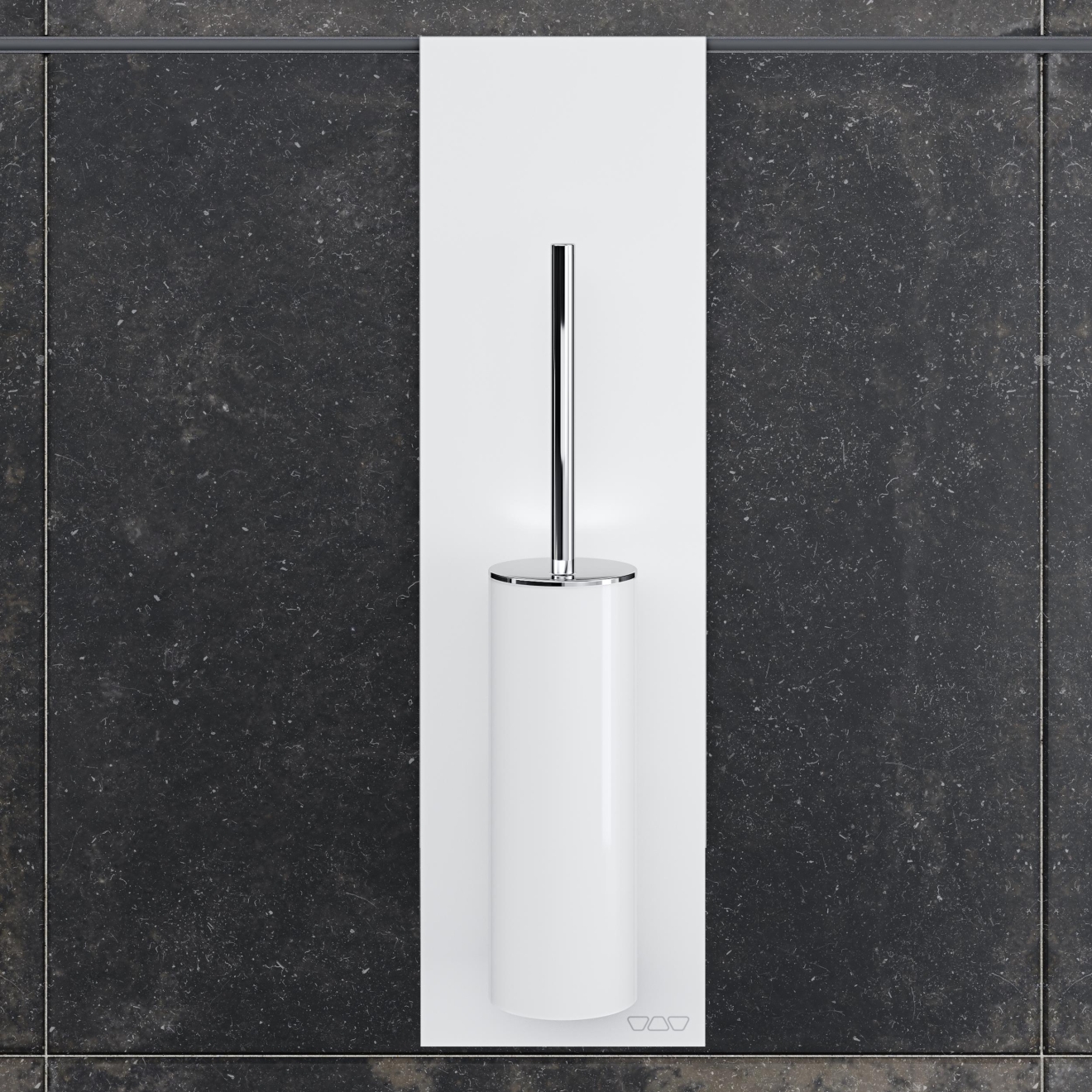 Schlüter WC-Bürstenset Serie EDITION 400 Brillantweiß matt