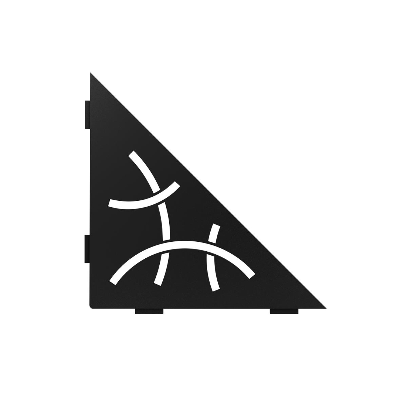 Schlüter Wandablage SHELF-E Graphitschwarz matt 210x210 mm