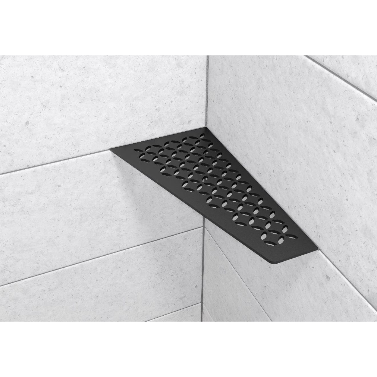 Schlüter Wandablage SHELF-E Graphitschwarz matt 154x295 mm