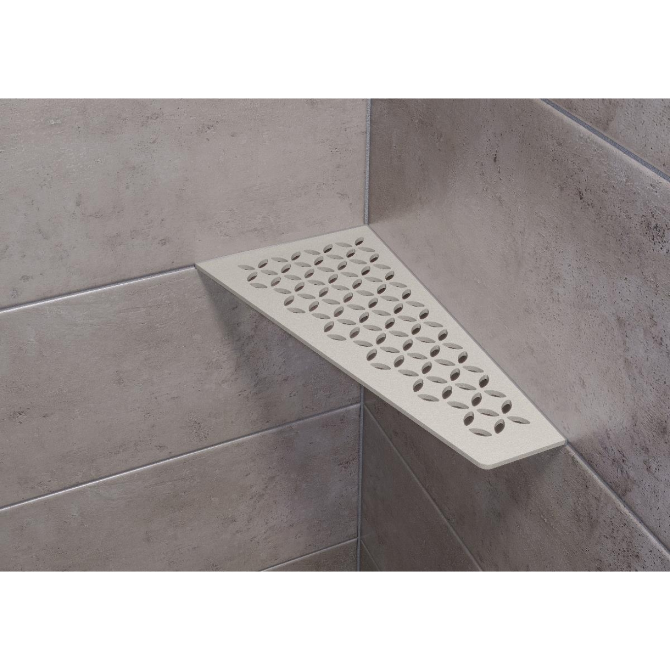 Schlüter Wandablage SHELF-E Beigegrau 154x295 mm