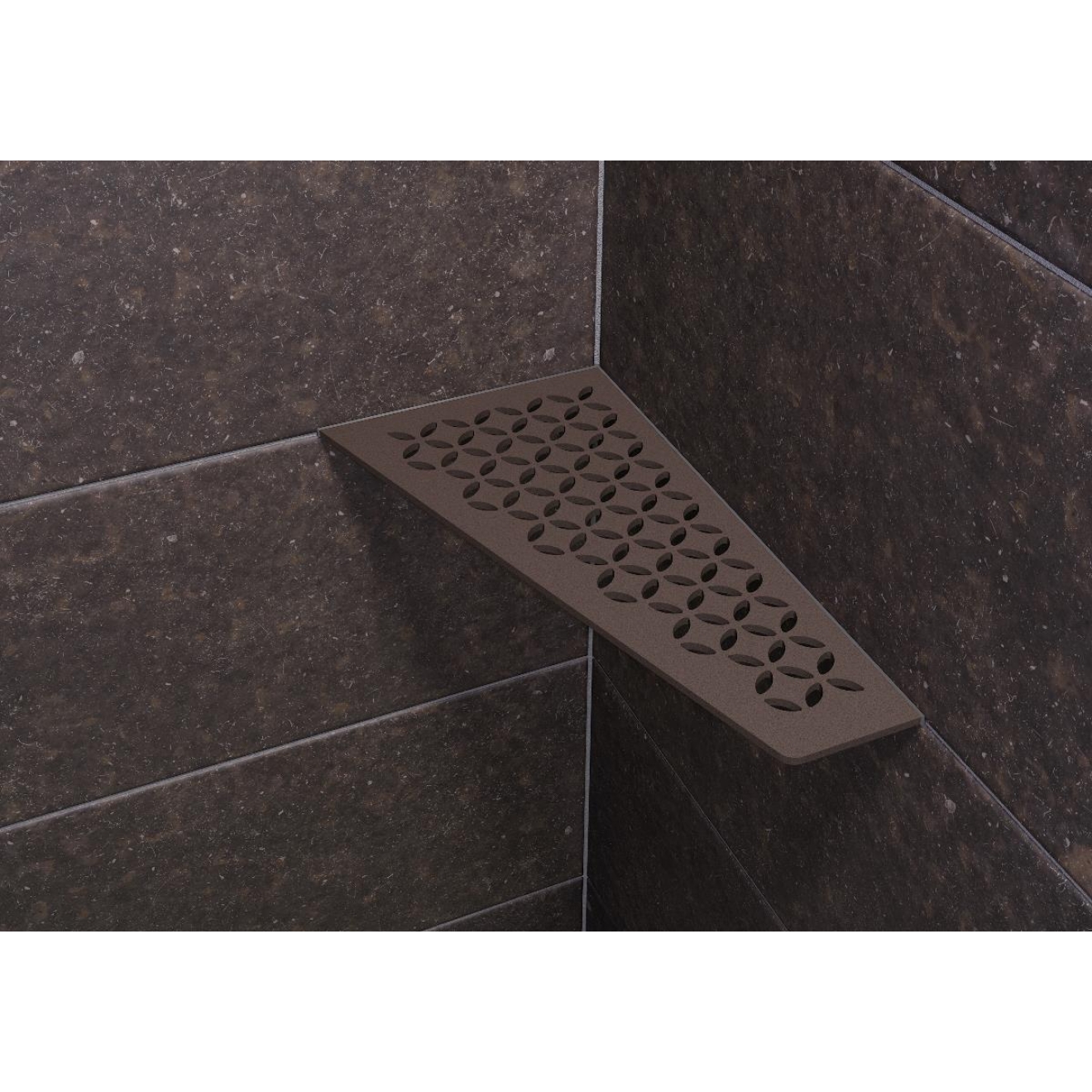 Schlüter Wandablage SHELF-E Bronze 154x295 mm