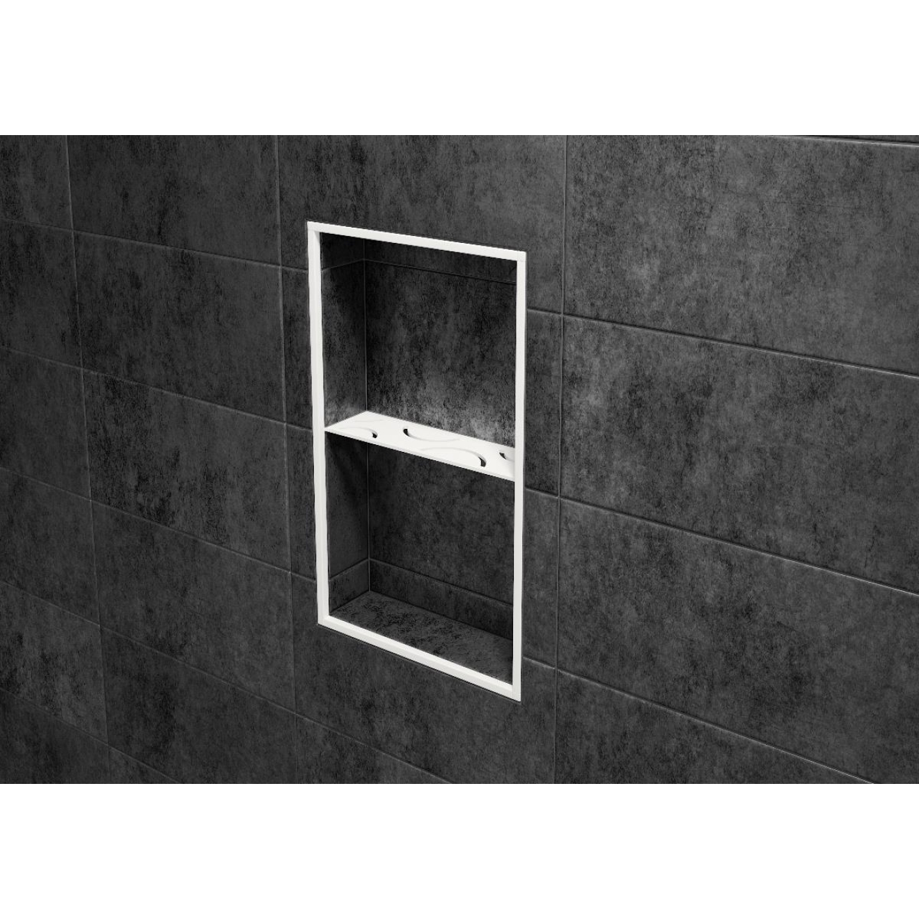 Schlüter Wandablage SHELF-N Brillantweiß matt 300x87 mm