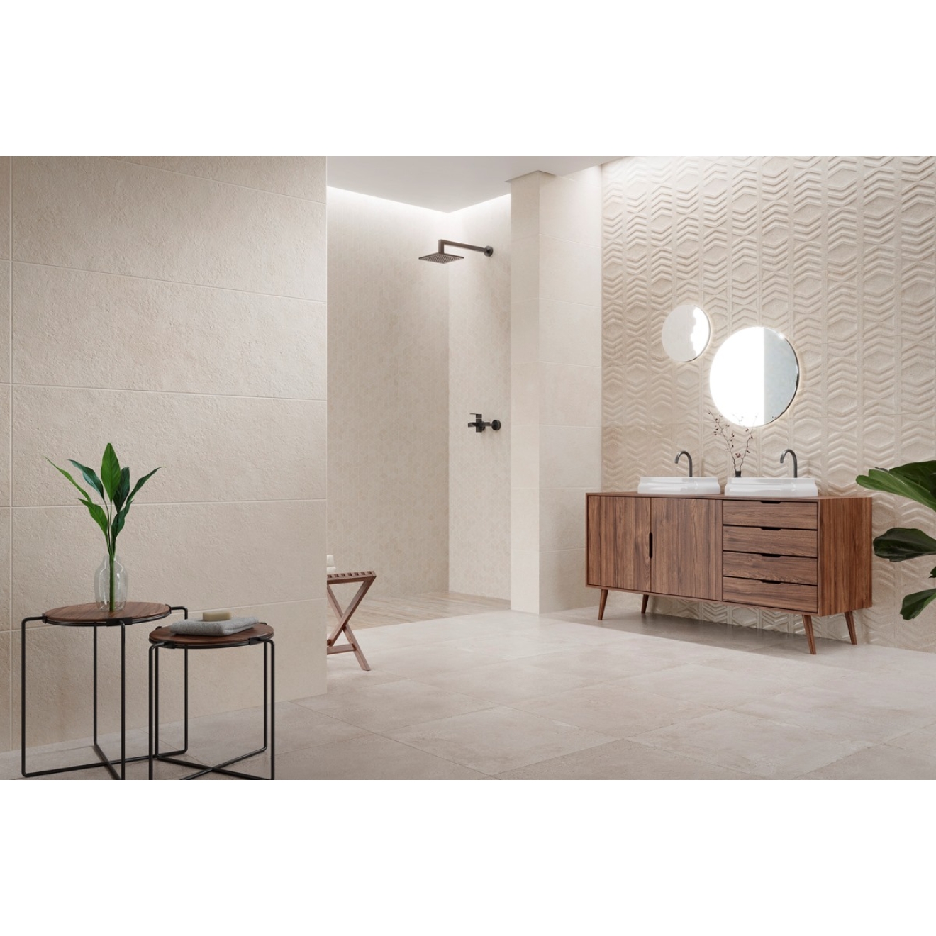 Keraben Underground Bodenfliese Taupe Natural 60x60 cm