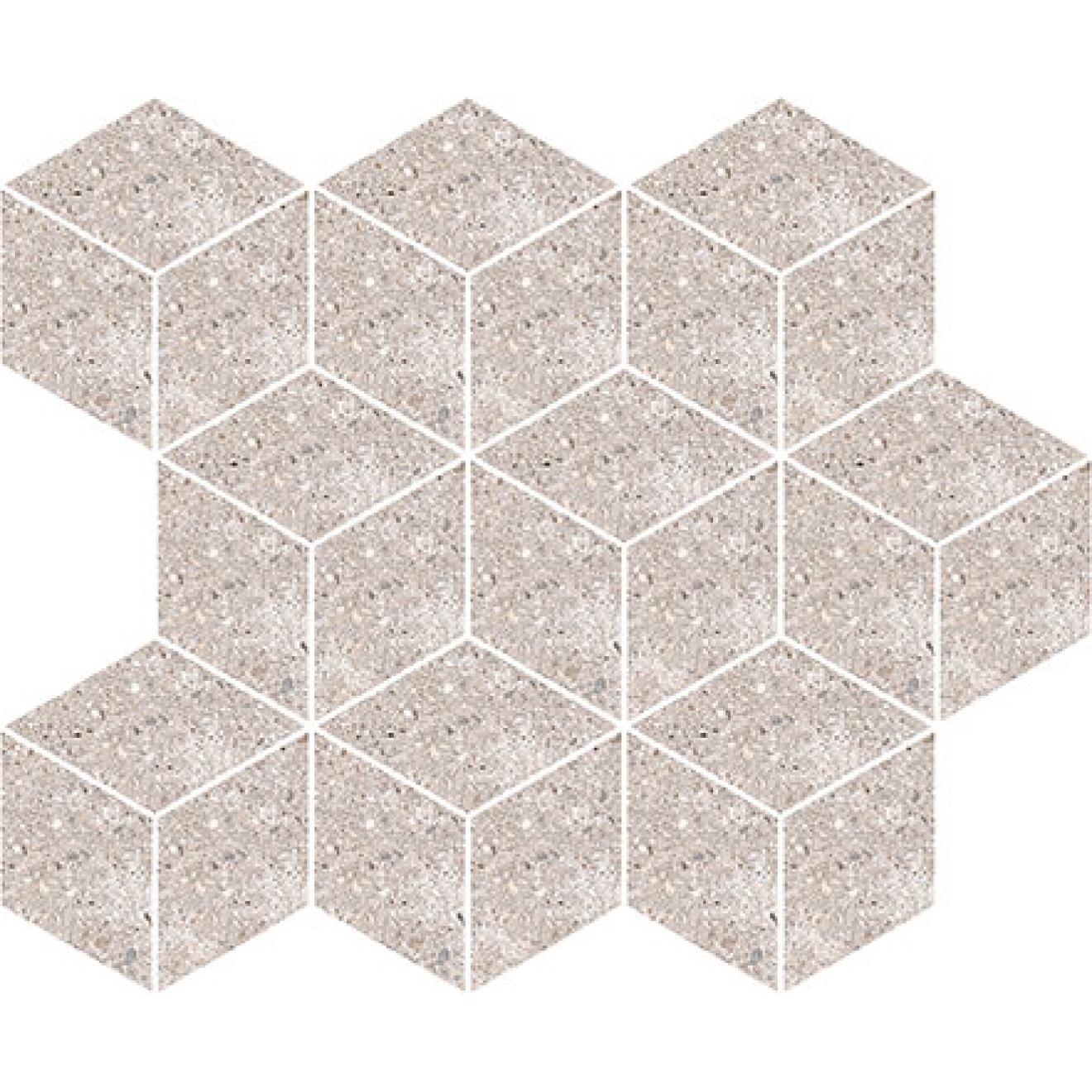 Keraben Underground Mosaik Cube Taupe Natural 26x30 cm