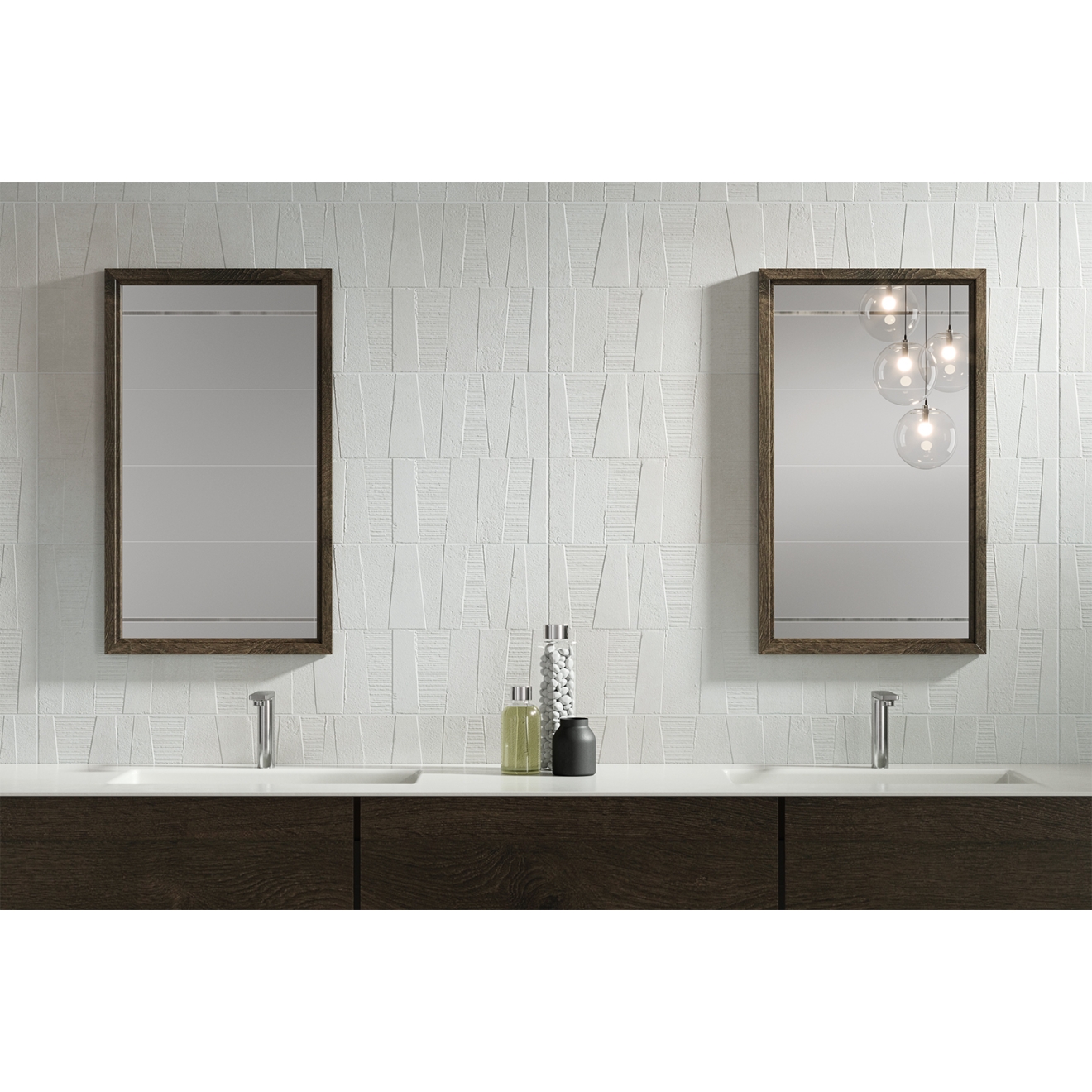 Keraben Boreal Dekor Concept White 30x90 cm - matt strukturiert