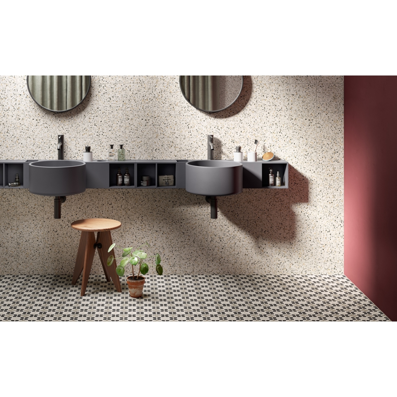 PrimeCollection Frammenti Boden- und Wandfliese Micro Bianco 20x20 cm