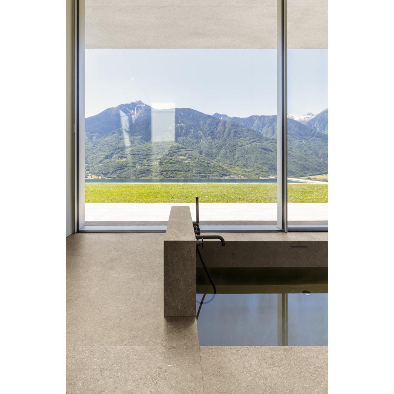 Florim Creative Design Sensi Ivory Fossil Natural Boden- und Wandfliese 120x120 cm 6mm