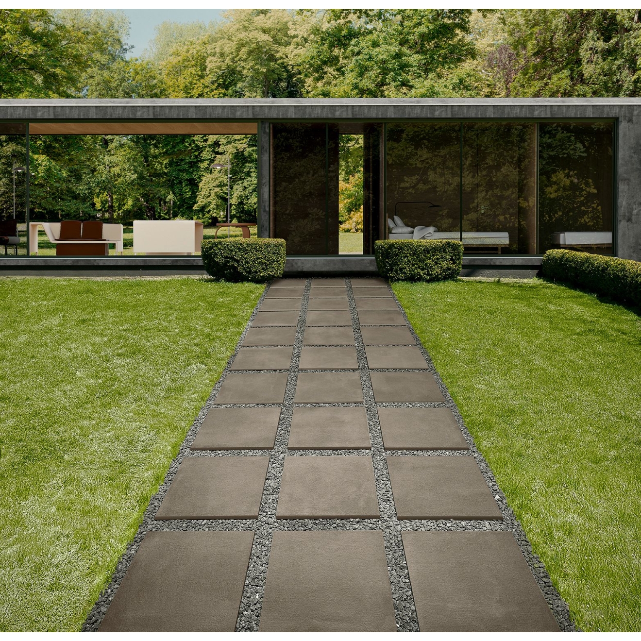 Margres Tool Grey Natur Boden- und Wandfliese 90x90 cm