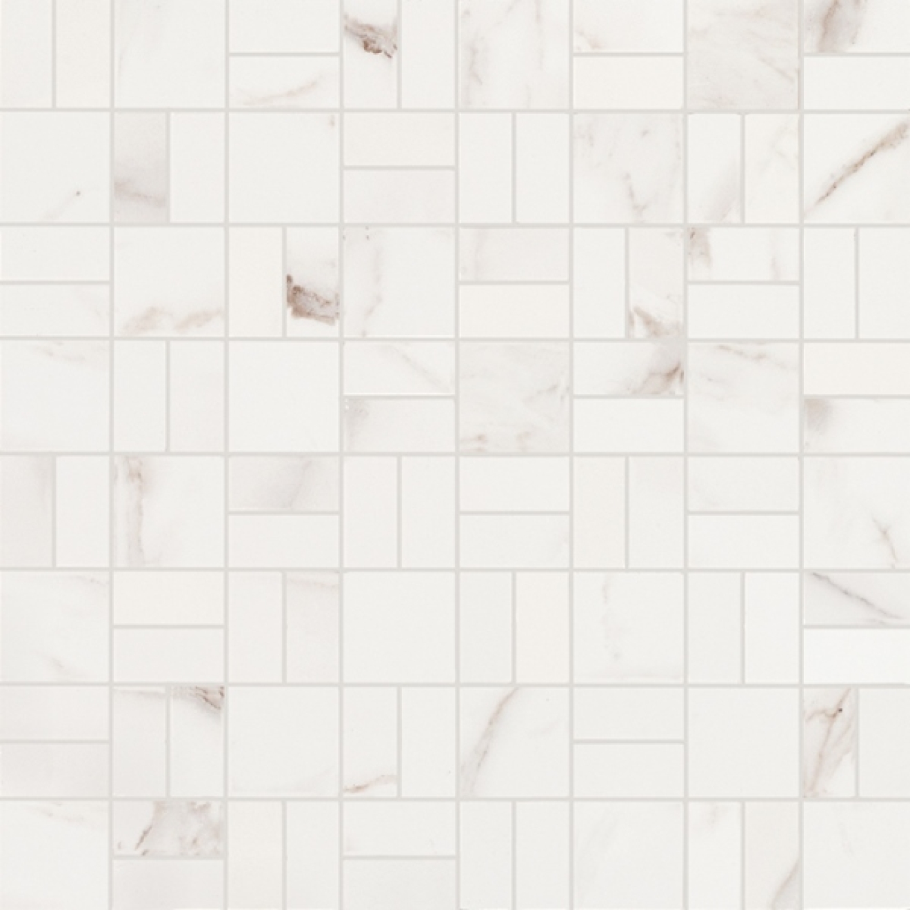 Love Tiles Precious Calacatta Mosaik Mix Matte 35x35 cm