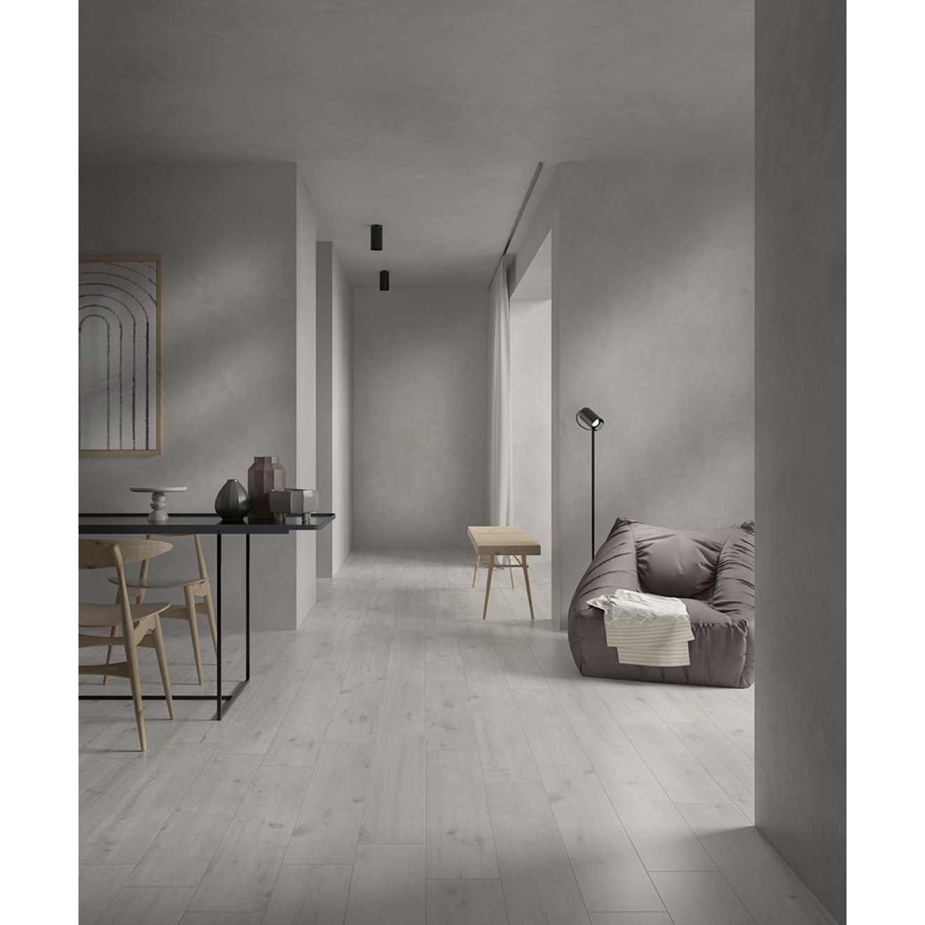 Pastorelli Arke Bodenfliese Sbiancato 26,5x180 cm