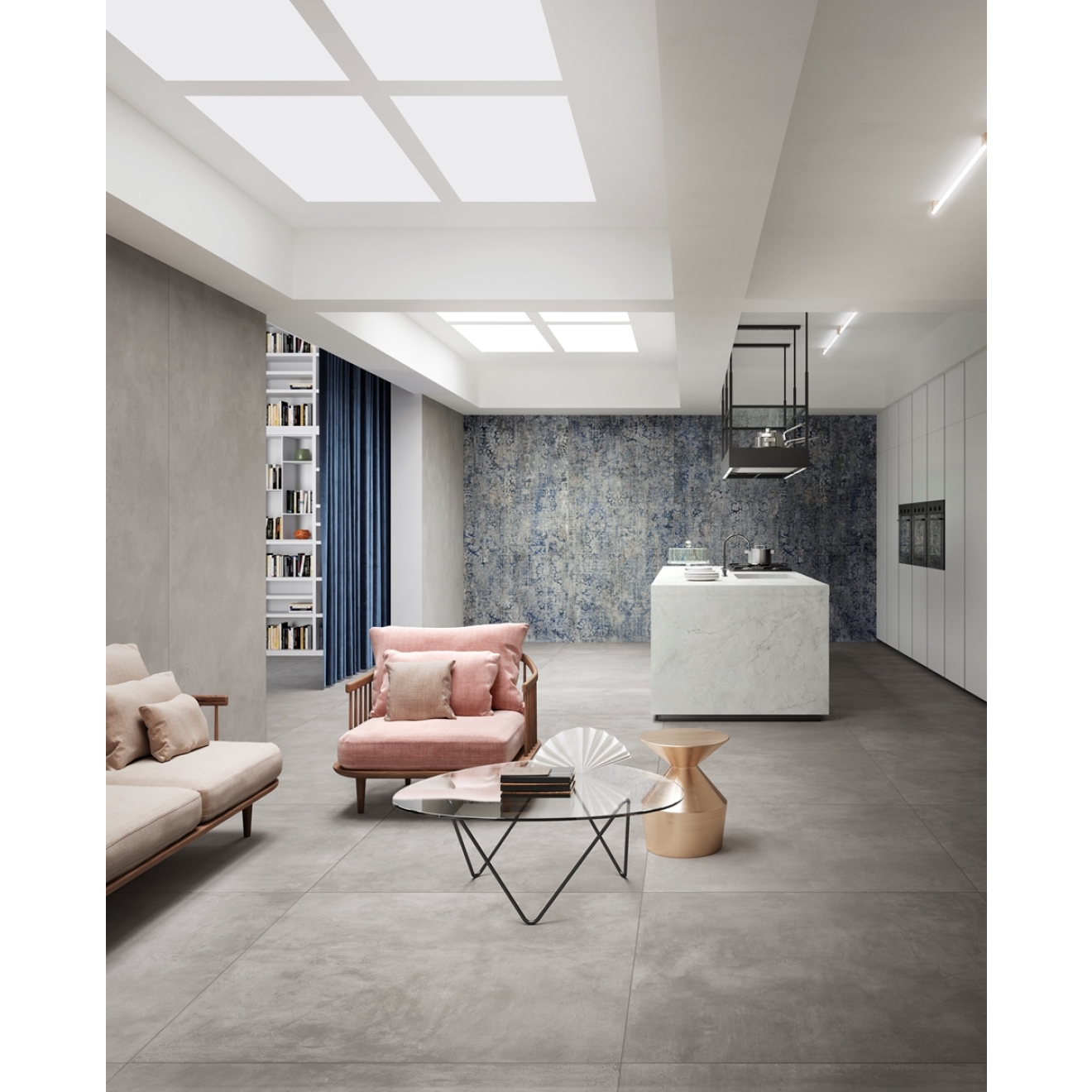 PrimeCollection Timeline Mosaico Grey 30x30 cm