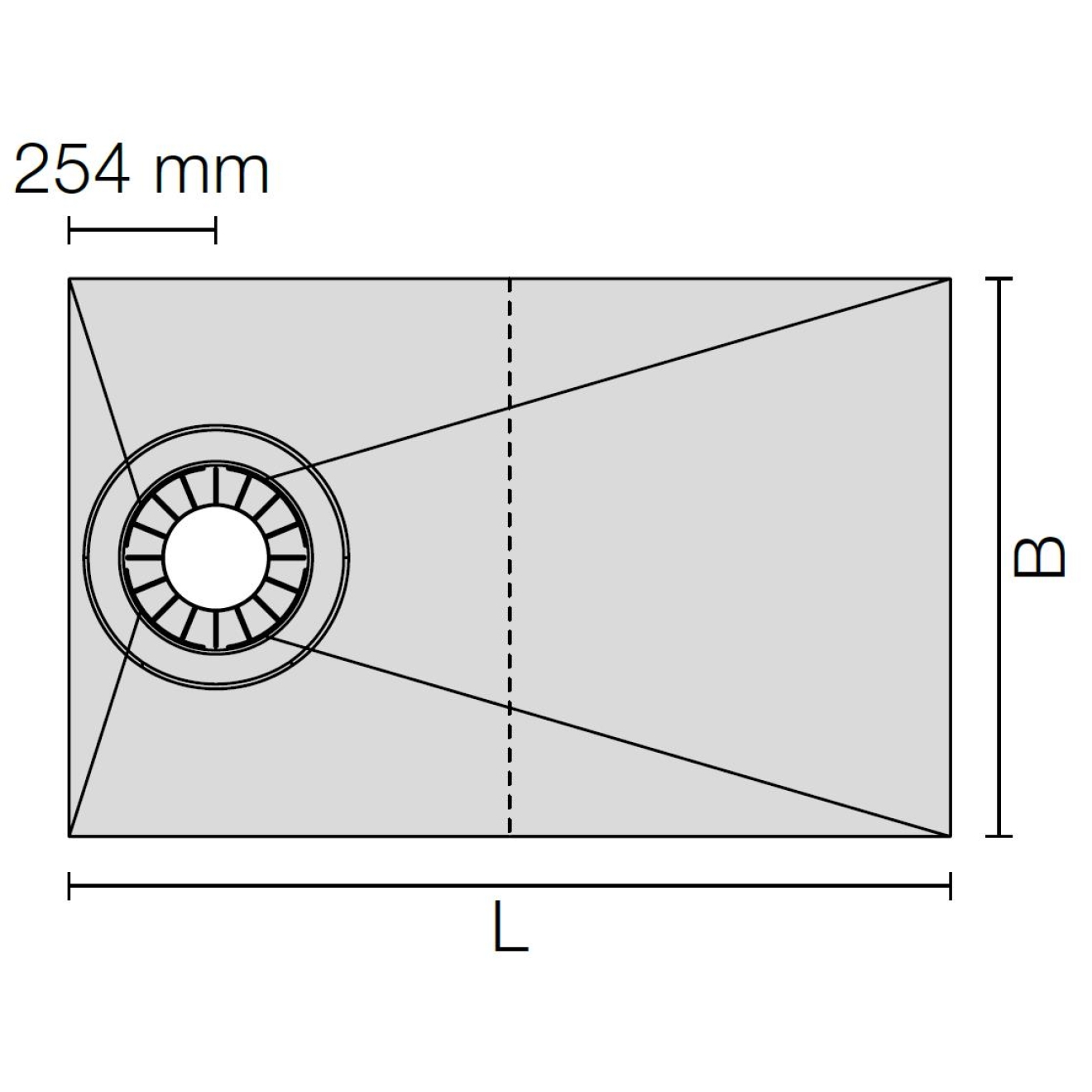 Schlüter Gefälleboard Kerdi-Shower-TS 152x96 cm