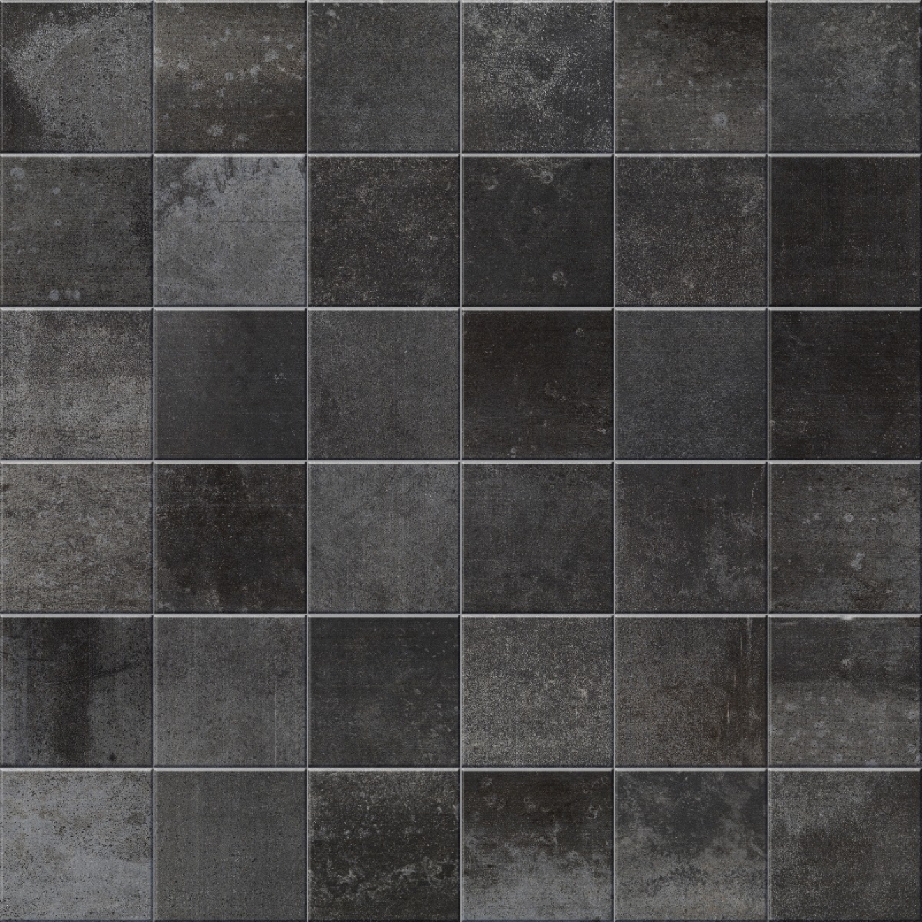 PrimeCollection HemiPlus Iron matt Mosaik 5x5 cm (Matte 30x30 cm)