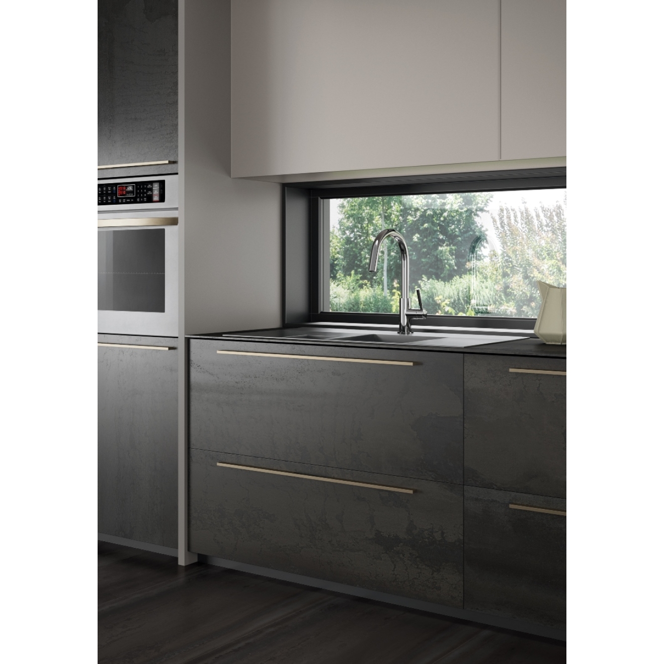 Viva Metallica Boden- und Wandfliese Dark 30x60 cm