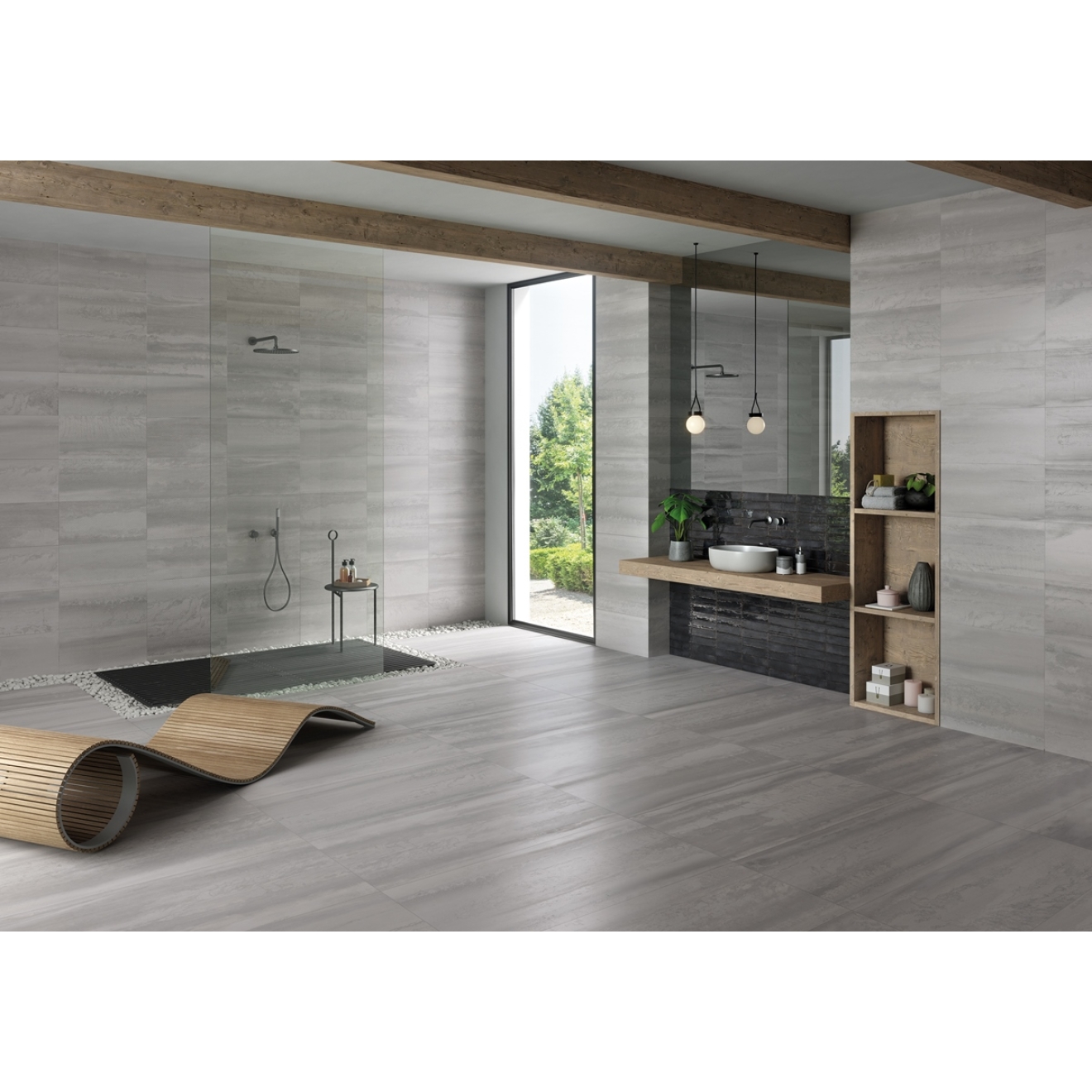 Viva Metallica Boden- und Wandfliese Steel 30x60 cm