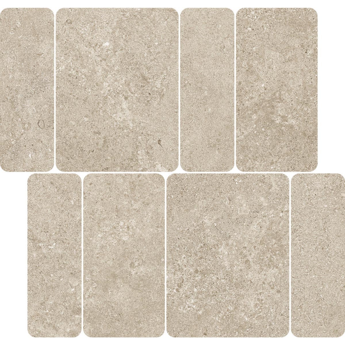 Mosaik Mirage ReStone in der Farbe Safari