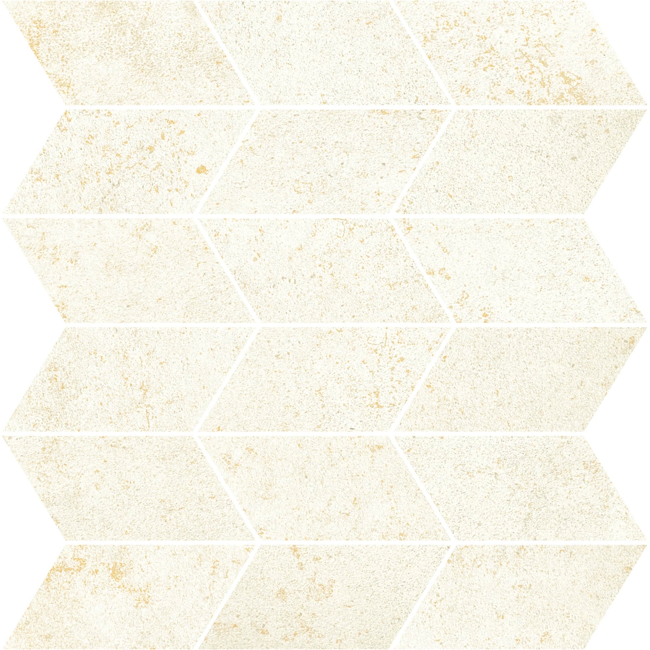 Love Tiles Metallic Platinum Mosaik Arrow Matte 35x35 cm