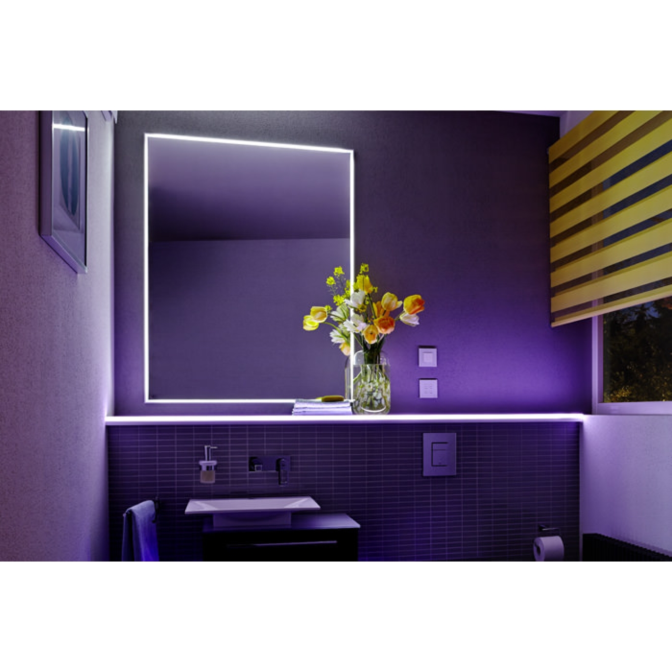 Schlüter LIPROTEC Dekorrahmen-Set neutralweiß 4500 K