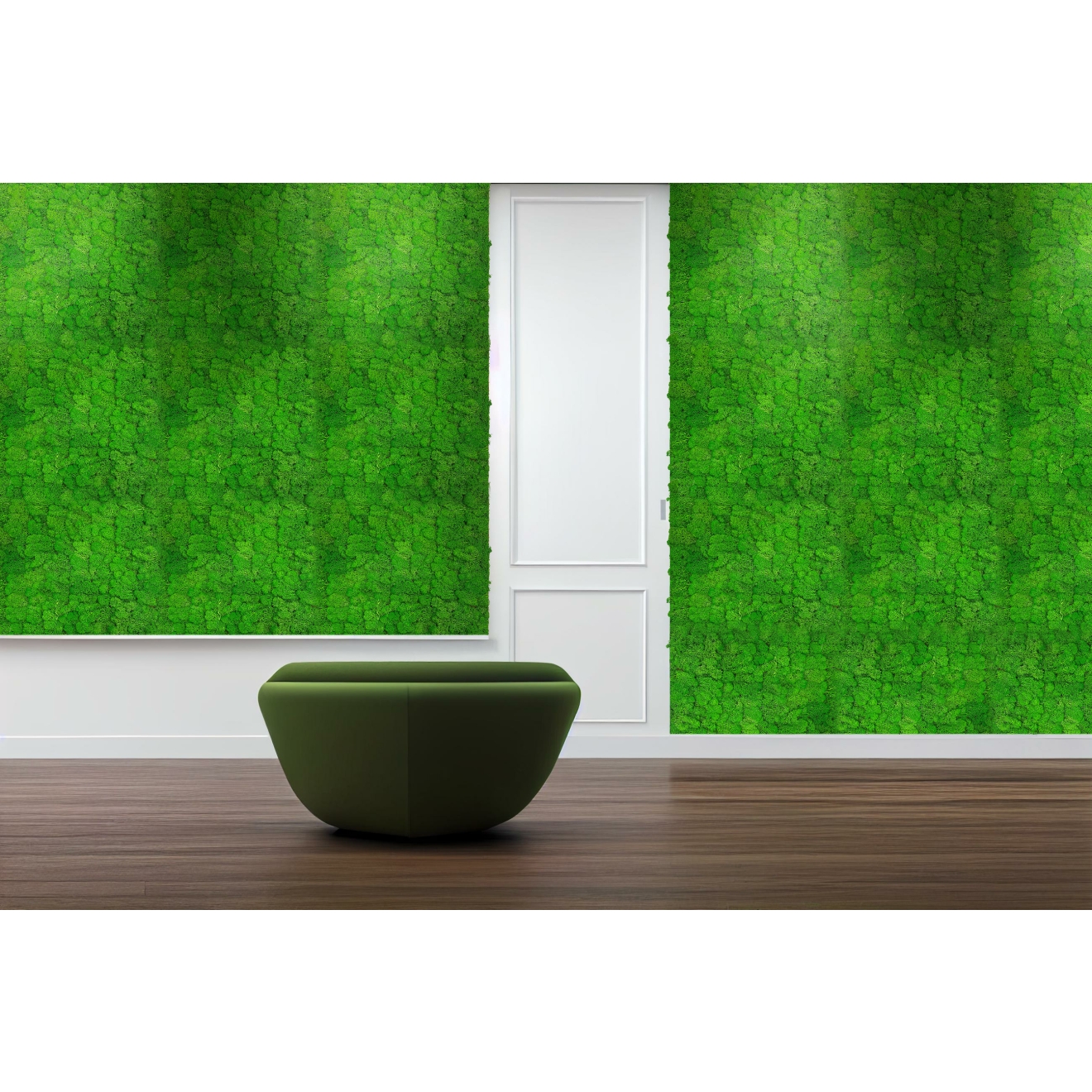 PrimeCollection Akustik Wandpaneel Rich Green Moos 52x52 cm