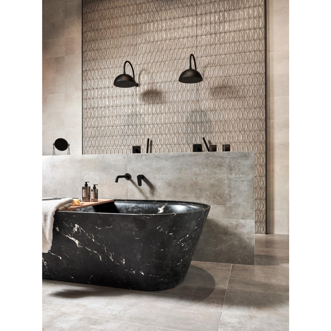 Keraben Universe Art Grey Natural Wandfliese 30x90 cm