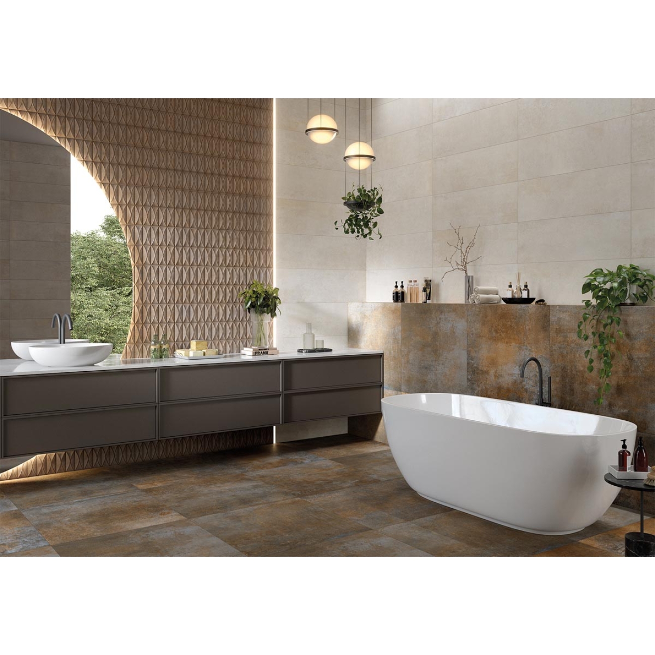 Keraben Universe Art Oxide Natural Wandfliese 30x90 cm