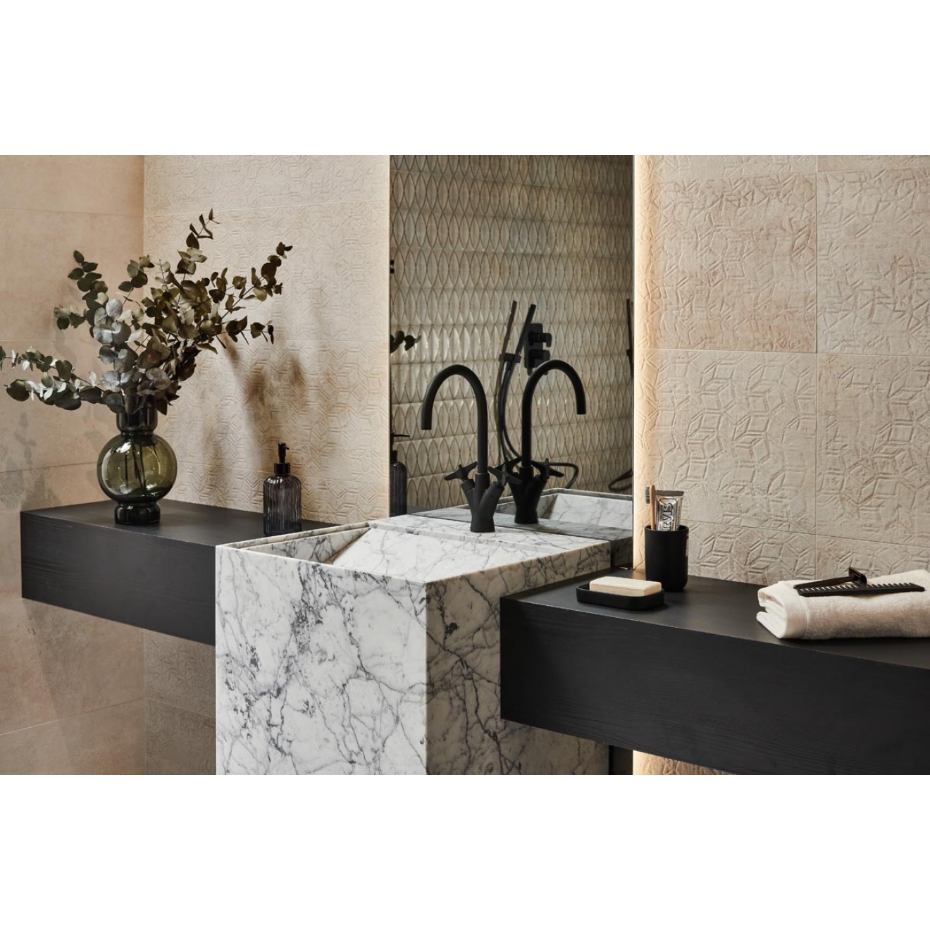 Keraben Universe Concept White Natural Wandfliese 30x90 cm