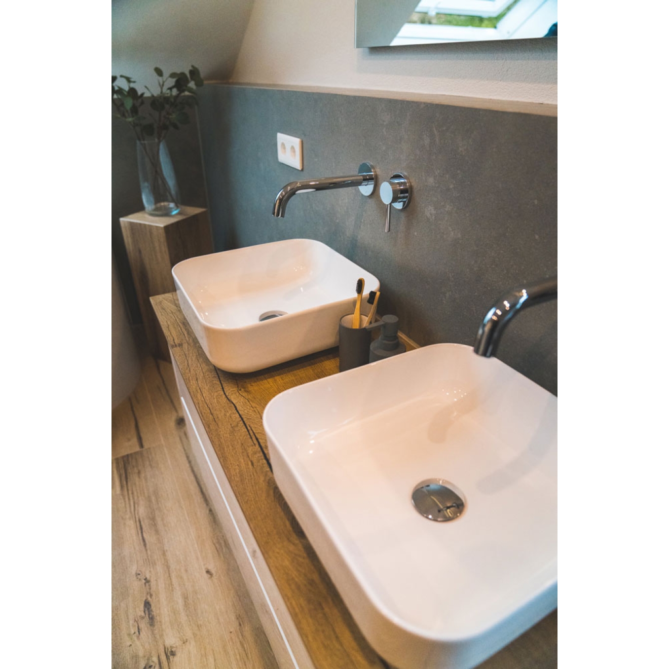 Flaviker Nordik Wood Bodenfliese Gold 26x200 cm - Stärke: 7 mm