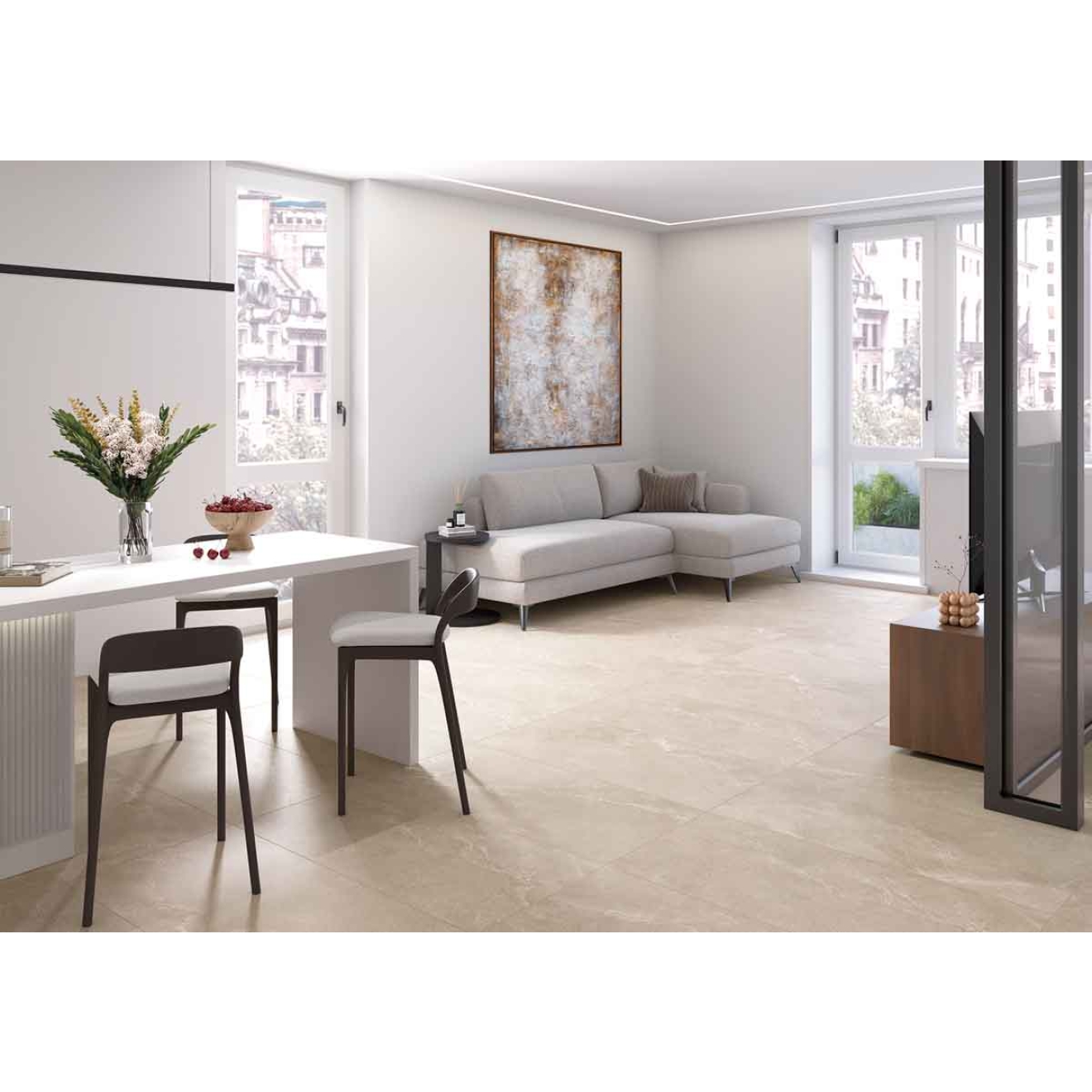 PrimeCollection Blend Boden- und Wandfliese Tan 60x60 cm