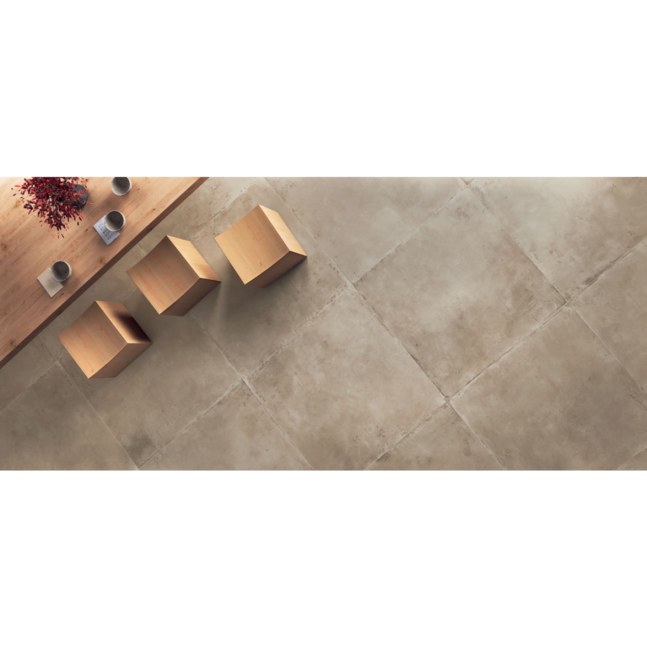 Blustyle Blow Ground Flat Naturale Boden- und Wandfliese 120x120 cm