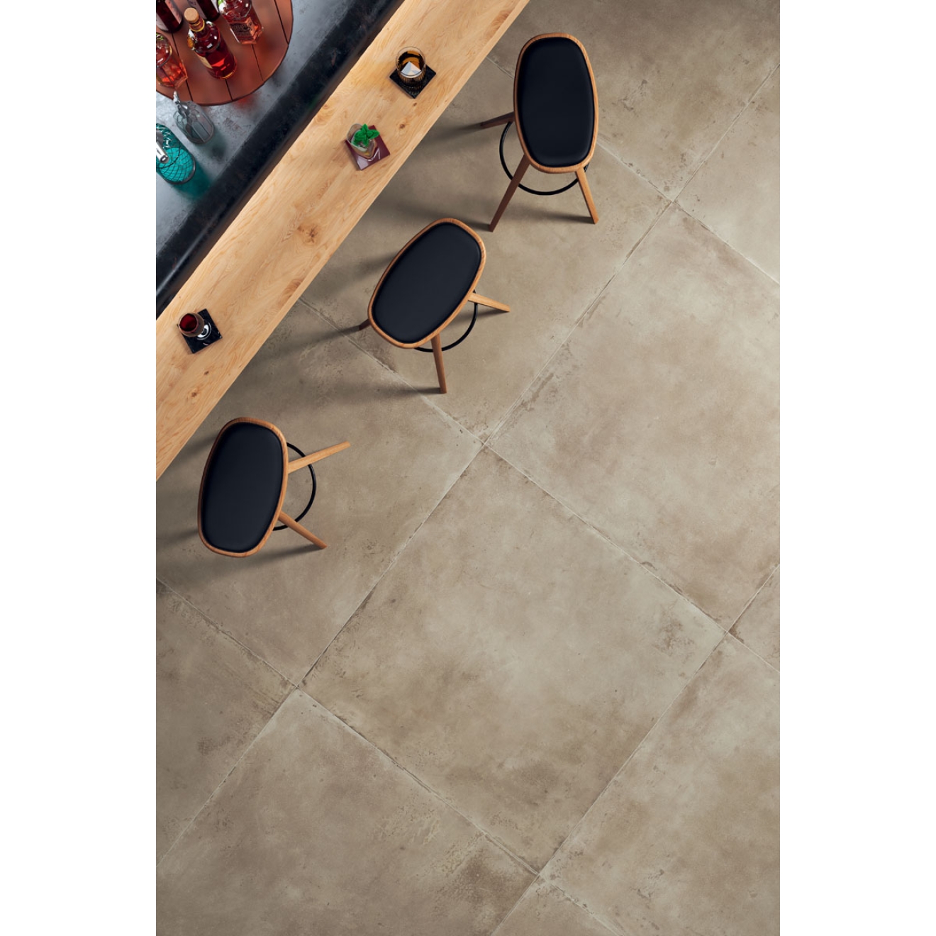 Blustyle Blow Ground Flat Naturale Boden- und Wandfliese 120x120 cm