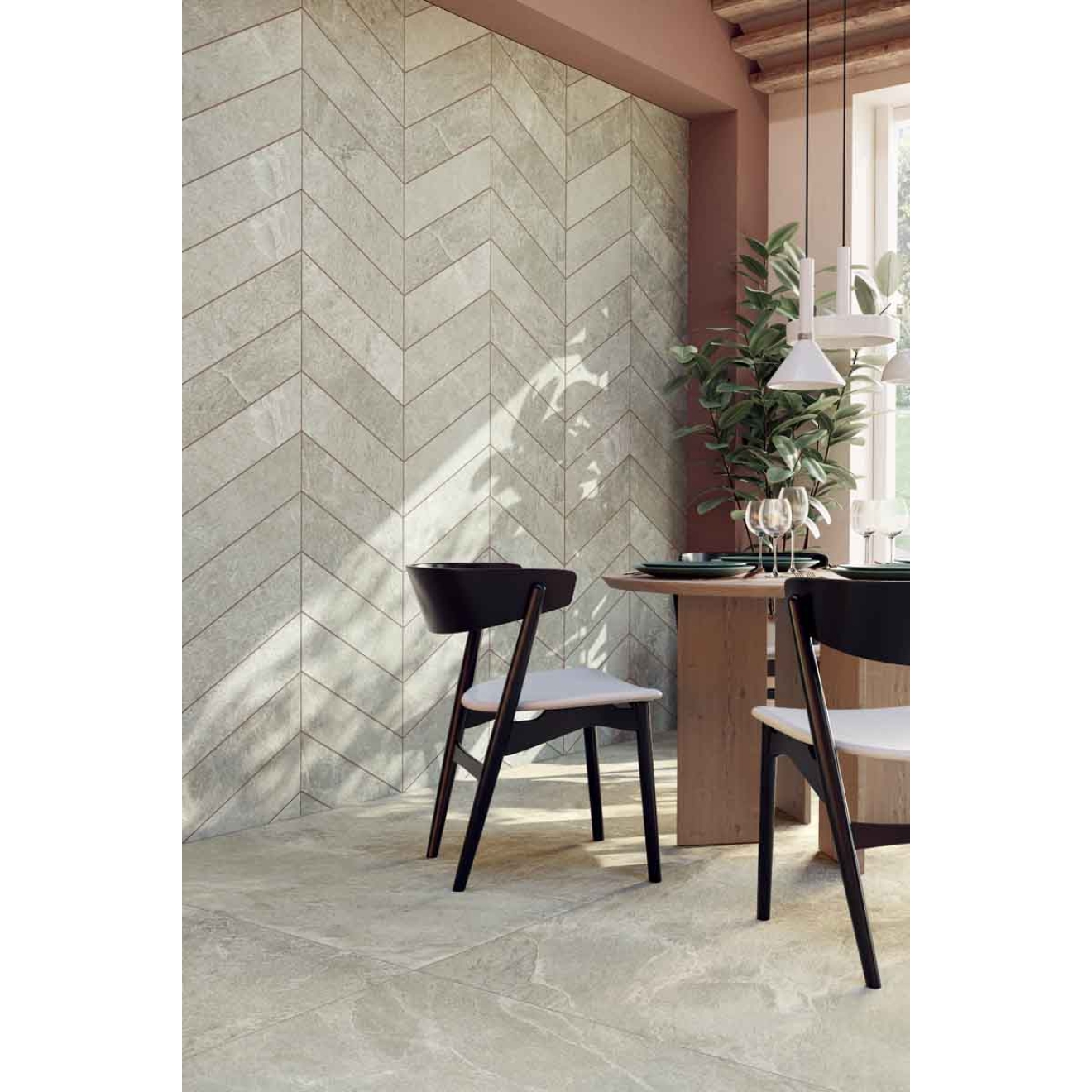 Blustyle Geos Earth Slaty Terrassenplatte 60x120 cm