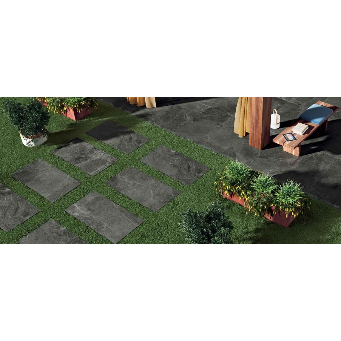 Blustyle Geos Reef Slaty Terrassenplatte 60x120 cm