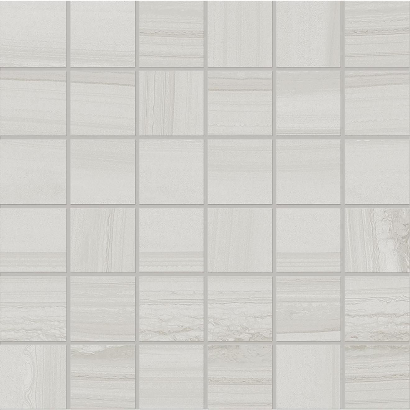 Provenza Varana Stone Mosaico 5x5 Light Grey Vein Cut Silktech 30x30 cm