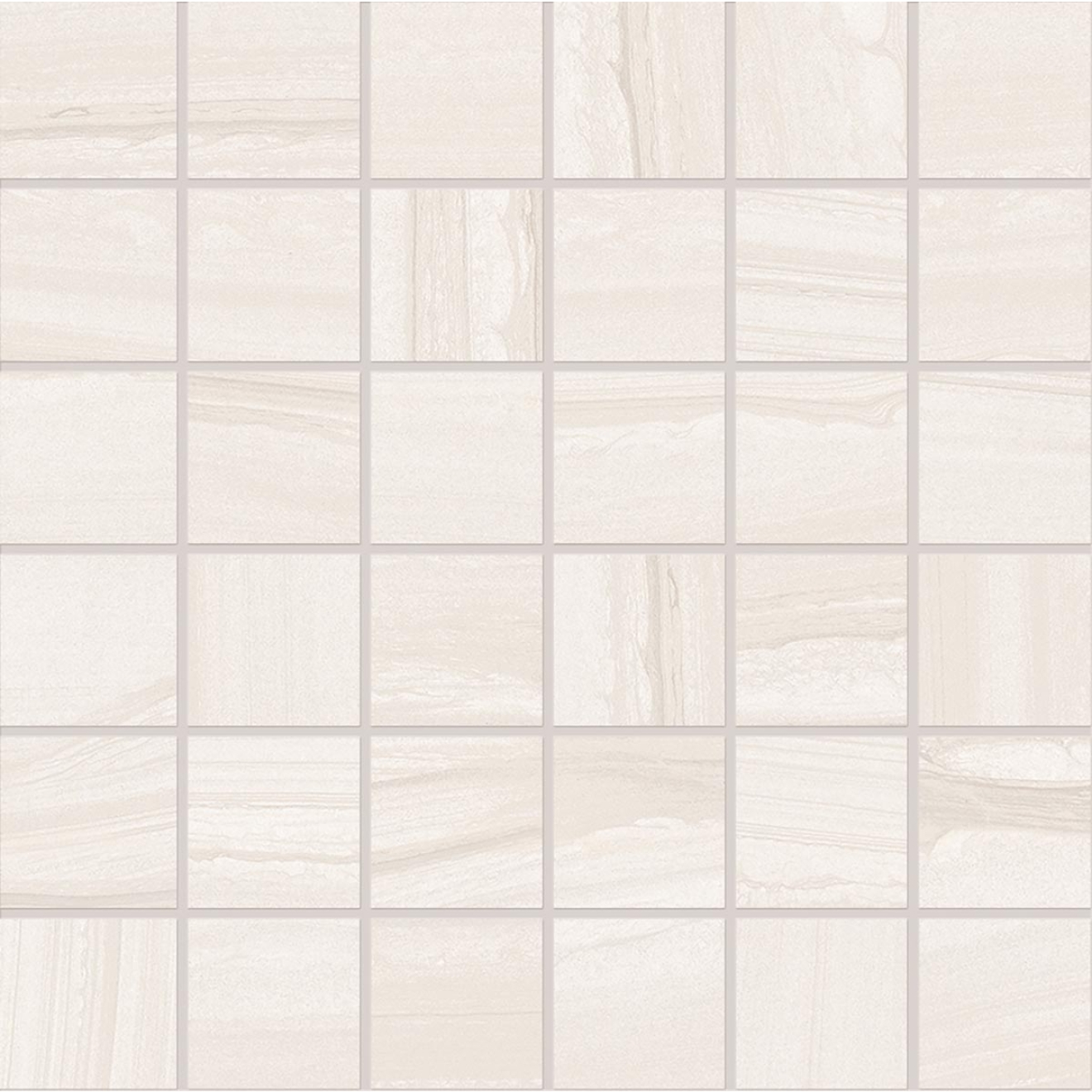 Provenza Varana Stone Mosaico 5x5 White Vein Cut Silktech 30x30 cm